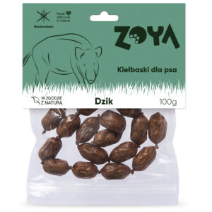 PRZYSMAK DLA PSA KIEŁBASKI Z DZIKA 100G ZOYA