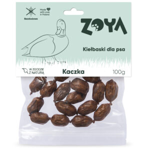 PRZYSMAK DLA PSA KIEŁBASKI Z KACZKI 100G ZOYA