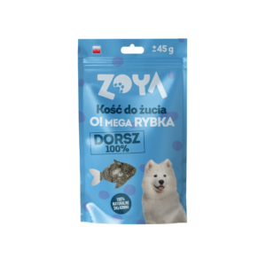 Przysmak dla psa KOŚĆ DO ŻUCIA O! MEGA RYBKA 45G ZOYA