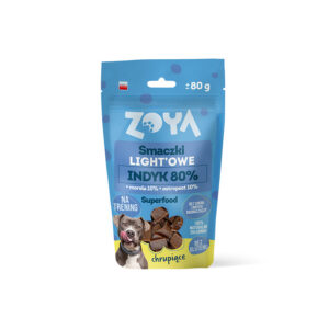 Przysmak dla psa SMACZKI LIGHT'OWE INDYK 80G ZOYA