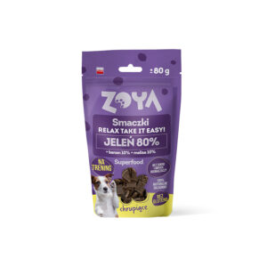 Przysmak dla psa SMACZKI RELAX TAKE IT EASY JELEŃ 80G ZOYA