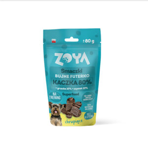 Przysmak dla psa SMACZKI BUJNE FUTERKO KACZKA 80G ZOYA