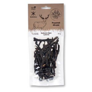 PRZYSMAK DLA PSA SUSZONE MIĘSO Z JELENIA 80G ZOYA