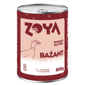 KARMA MOKRA DLA PSA W PUSZCE BAŻANT PUSZKA 800G