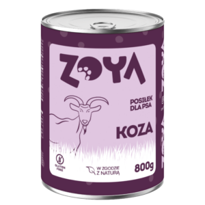 KARMA MOKRA DLA PSA W PUSZCE KOZA PUSZKA 800G