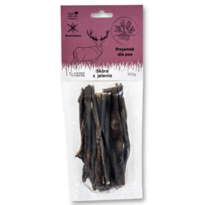 PRZYSMAK DLA PSA SUSZONA SKÓRA Z JELENIA 100G ZOYA