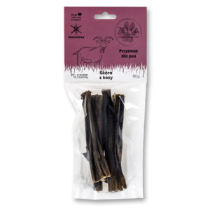 PRZYSMAK DLA PSA SUSZONA SKÓRA Z KOZY 80G ZOYA