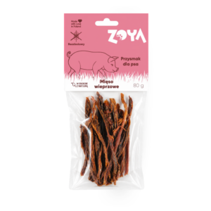 PRZYSMAK DLA PSA SUSZONE MIĘSO WIEPRZOWE 80G ZOYA