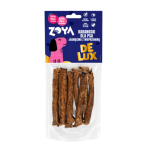 Przysmak dla psa ZOYA – Kabanoski DE LUX JAGNIĘCINA Z WIEPRZOWINĄ 80g