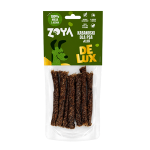 Przysmak dla psa ZOYA – Kabanoski DE LUX JELEŃ 80g