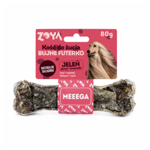 Przysmak dla psa KOŚĆ DO ŻUCIA BUJNE FUTERKO MEEEGA 17CM 80G ZOYA