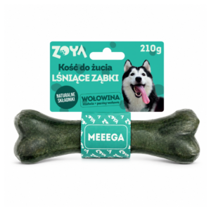 Przysmak dla psa KOŚĆ DO ŻUCIA LŚNIĄCE ZĄBKI MEEEGA 20CM 210G ZOYA