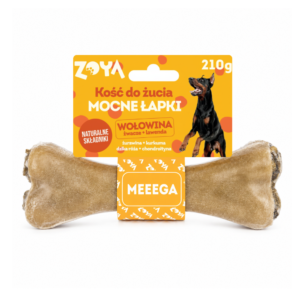 Przysmak dla psa KOŚĆ DO ŻUCIA Mocne Łapki MEEEGA 20CM 210G ZOYA