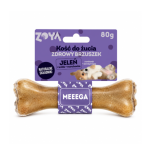 Przysmak dla psa KOŚĆ DO ŻUCIA ZDROWY BRZUSZEK MEEEGA 17CM 80G ZOYA